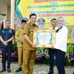 Penandatanganan kerja sama hukum Pemkab Muba dan Kejari di Griya Bumi Serasan Sekate