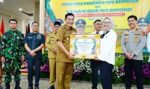 Penandatanganan kerja sama hukum Pemkab Muba dan Kejari di Griya Bumi Serasan Sekate
