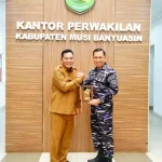 Audiensi Pemkab Muba dan TNI AL bahas penguatan keamanan perairan