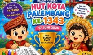 HUT Palembang ke-1345