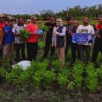 Hj Eva Susanti S.E, MM, melaksanakan kunjungan reses dengan menyerap langsung aspirasi masyarakat kelompok tani palawija di Desa Sungai Rambutan, Kecamatan Indralaya Utara, Kabupaten Ogan Ilir, Senin (4/5/2026).