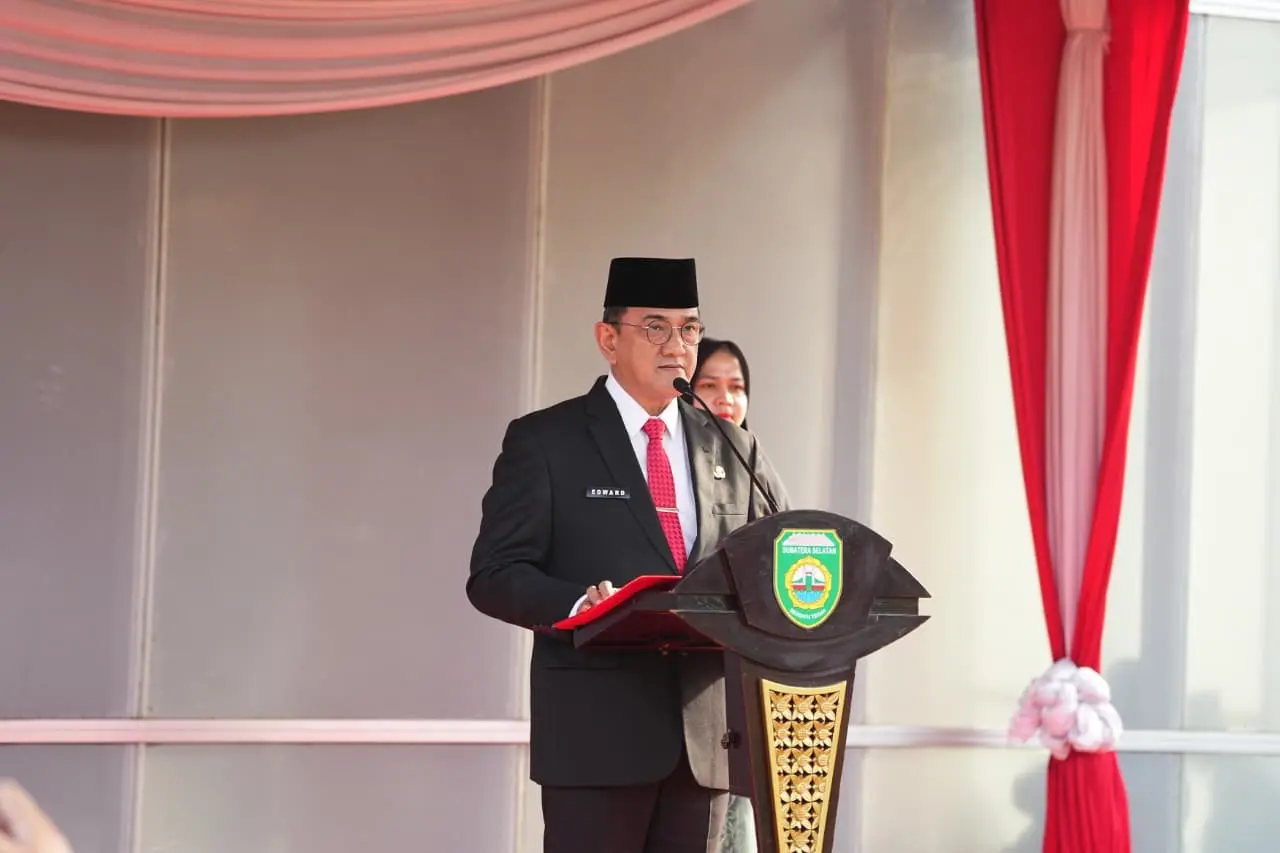 Sekda Sumsel memimpin peringatan Hari Kartini 2026 di Kantor Gubernur Sumsel