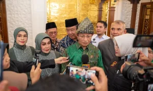 Menag Nasaruddin Umar saat meresmikan Masjid