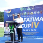 Edward Candra membuka Turnamen Siti Fatimah Cup IV di Lapangan Bumi Sriwijaya Palembang