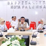 Sekretaris Daerah (Sekda) Kota Palembang, Aprizal Hasyim, memimpin rapat koordinasi persiapan Hari Ulang Tahun (HUT) Kota Palembang ke-1343, yang akan diperingati pada 17 Juni 2026 mendatang. (MUSINEWS.ID/TRI RICKI)