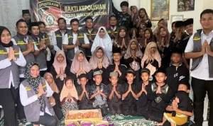 Direktorat Intelijen Keamanan (Ditintelkam) Kepolisian Daerah (Polda) Sumatra Selatan (Sumsel) menggelar aksi sosial bertajuk Bakti Kepolisian dengan menyambangi Panti Asuhan Mahabattul Ummi (MUSINEWS.ID)