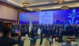 Prosesi pelantikan pengurus HA IPB periode 2025-2029 di Hotel Borobudur Jakarta