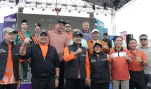 Wakil Bupati Muba menghadiri peninjauan Sensus Ekonomi 2026 di Palembang.