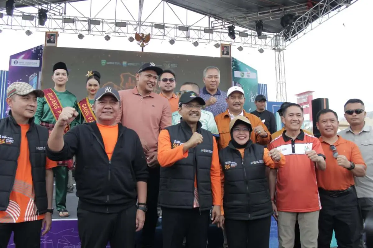 Wakil Bupati Muba menghadiri peninjauan Sensus Ekonomi 2026 di Palembang.