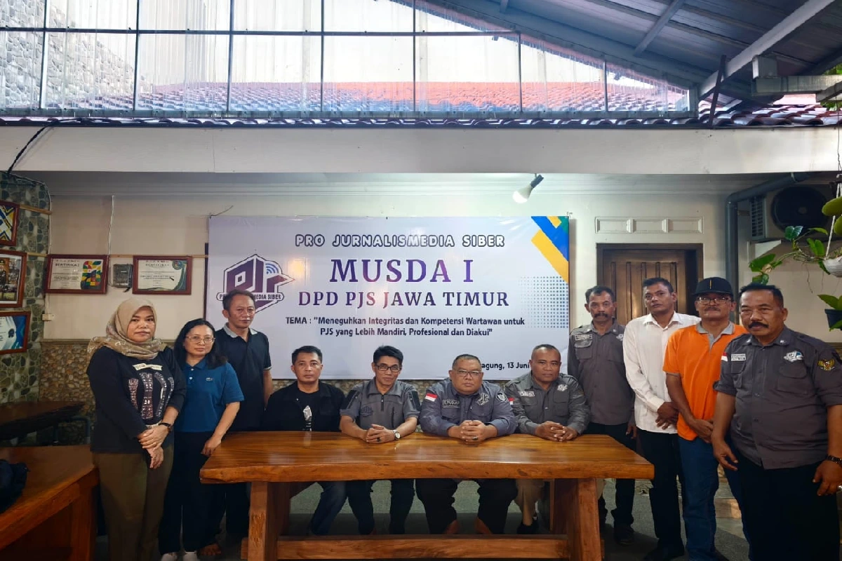 Musda I PJS Jawa Timur menetapkan Bobi Hindarko sebagai ketua DPD periode 2026-2027.