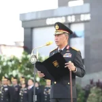 Kapolda Sumsel memimpin upacara Hari Lahir Pancasila 2026 di Mapolda Sumsel sebagai bentuk komitmen menjaga persatuan bangsa.