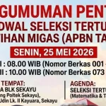 Peserta Pelatihan Migas Muba 2026 mengikuti proses seleksi administrasi menuju PPSDM Migas Cepu.