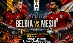 Belgia vs Mesir: Panggung Pembuktian De Bruyne dan Mohamed Salah di Pembuka Grup G Piala Dunia 2026