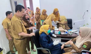 Dinas Kesehatan Muba, Pemkab resmi meluncurkan program Gerakan ASN Sehat (GASKAN).