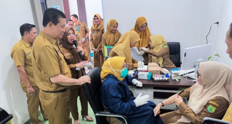 Dinas Kesehatan Muba, Pemkab resmi meluncurkan program Gerakan ASN Sehat (GASKAN).