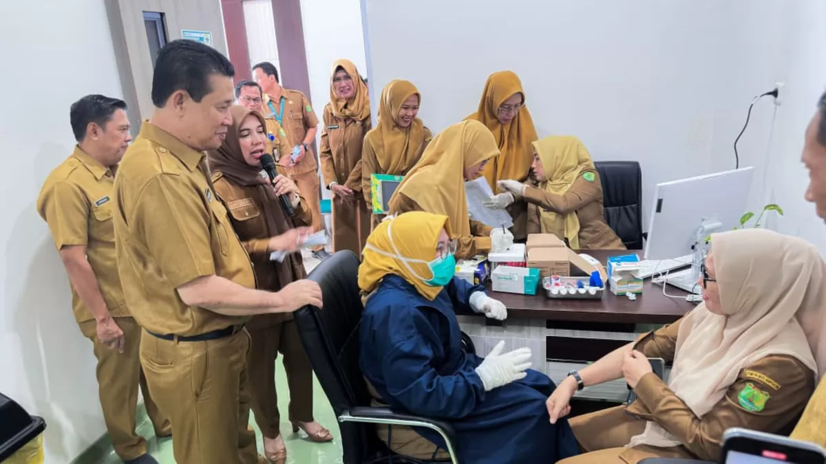 Dinas Kesehatan Muba, Pemkab resmi meluncurkan program Gerakan ASN Sehat (GASKAN).