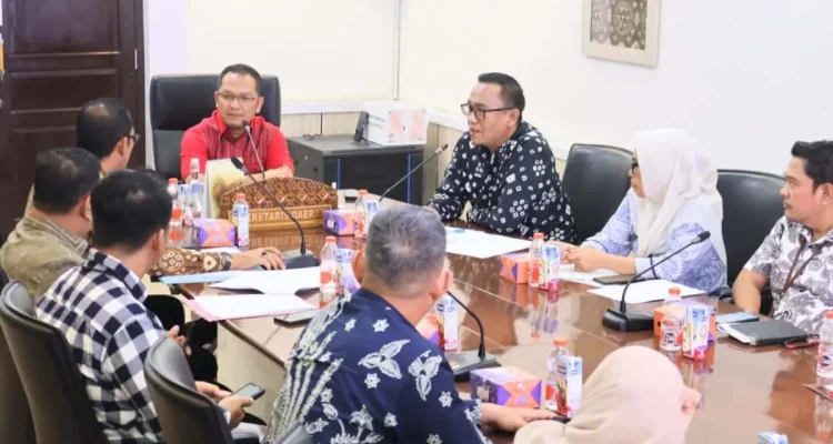 Rapat Teknis Tim Koordinasi Kerja Sama Daerah (TKKSD) Kabupaten Musi Banyuasin yang berlangsung di Ruang Rapat Sekretaris Daerah Kabupaten Muba, Kamis, 11 Juni 2026. (MUSINEWS.ID/TRY)