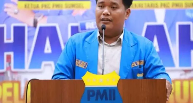 Ketua Bidang Pendidikan, Pengembangan Akademik, dan Profesi PKC PMII Sumsel, M. Alpa Rezi. (MUSINEWS.ID/HAIRUDIN)