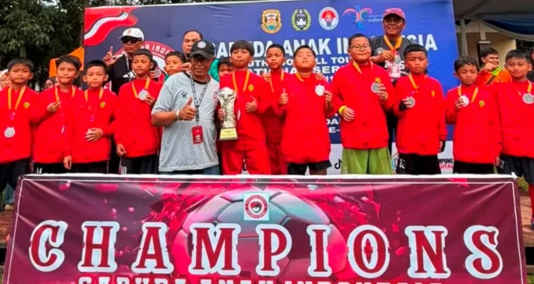 Sekolah Sepak Bola (SSB) Palembang Soccer Skill (PSS) U-10 sukses mengukir prestasi gemilang di tingkat nasional. (MUSINEWS.ID/TRI)