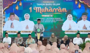 Wakil Bupati Muba menghadiri peringatan Tahun Baru Islam 1448 Hijriah di Pendopoan Griya Bumi Serasan Sekate