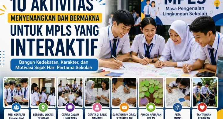 Terdapat 10 pilihan aktivitas bermakna yang dirancang interaktif, agar siswa saling mengenal secara natural, bergerak aktif, dan membangun motivasi internal sejak hari pertama sekolah. (MUSINEWS.ID/HAIRUDIN)