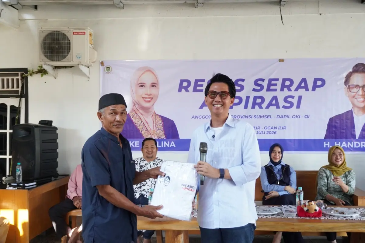 Handry Pratama Putra Awali Reses di Desa Tanjung Ali OKI, Serap Aspirasi Warga untuk Perjuangkan Program Pembangunan