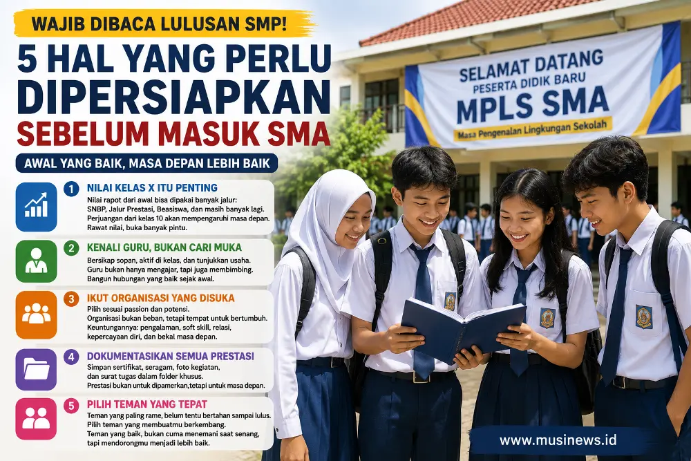 Berikut beberapa pesan penting yang layak menjadi bahan renungan sebelum memasuki tahun ajaran baru. (MUSINEWS.ID/HAIRUDIN)