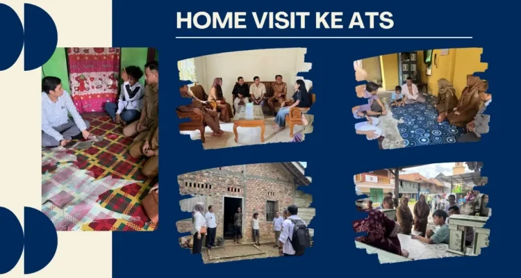 Didikbud Kabupaten Muba melakukan kunjungan langsung ke rumah warga. (MUSINEWS.ID/TRI)