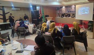 Satgaswil Sumatra Selatan (Sumsel) bersinergi dengan Badan Kesatuan Bangsa dan Politik (Kesbangpol), menggelar sosialisasi Wawasan Kebangsaan bertajuk Generasi Muda Cerdas Digital Menolak Paham Ekstremisme di Era Media Sosial. (MUSINEWS.ID/WAHYUDI)