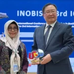 Universitas Bina Darma melakukan penandatanganan Nota Kesepahaman (MoU) dengan Tongmyong University, Busan, Korea Selatan. (MUSINEWS.ID/HAIRUDIN)