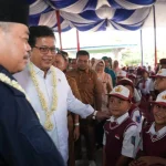 Wakil Menteri Transmigrasi (Wamentrans) Republik Indonesia, Viva Yoga Mauladi, di Kawasan Transmigrasi Kikim, Kabupaten Lahat, Provinsi Sumatra Selatan (Sumsel), pada hari Senin,, tanggal 13 Juli 2026. (MUSINEWS.ID/WAHYUDI)