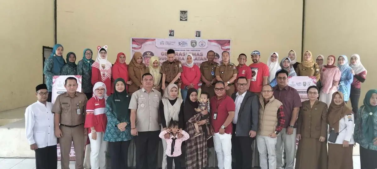 Aula Kantor Kecamatan Alang-Alang Lebar, Kota Palembang, menjadi saksi bisu atas langkah nyata PT Tirta Sriwijaya Maju (PT TSM) dalam menyalurkan bantuan penanganan serta pencegahan stunting bagi 30 keluarga penerima manfaat.