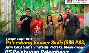 Sekolah Sepak Bola Palembang Soccer Skills (SSB PSS) Jalin Kerja Sama Strategis Proteksi Medis dengan RS Pelabuhan Palembang