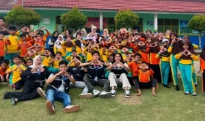 Mahasiswa Kuliah Kerja Nyata (KKN) Kelompok 53 dari Universitas Islam Negeri (UIN) Raden Fatah Palembang, melaksanakan kegiatan penyuluhan pencegahan perundungan atau bullying. (foto : dokumentasi Mahasiswa KKN Kelompok 53 dari UIN Raden Fatah Palembang)