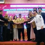 Gubernur Provinsi Sumatra Selatan (Sumsel), Herman Deru, menghadiri rangkaian kegiatan Sultan Muda Campuspreneur, sekaligus Pelantikan Himpunan Pengusaha Muda Indonesia (HIPMI) Perguruan Tinggi se Sumsel. (MUSINEWS.ID/HAIRUDIN)