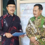 Wakil Bupati (Wabup) Kabupaten Musi Banyuasin (Muba), Abdur Rohman Husen, melakukan audiensi dengan Menteri Sosial (Mensos) Republik Indonesia (RI), Saifullah Yusuf, di Kantor Kementerian Sosial (Kemensos) RI, Jakarta. (MUSINEWS.ID/HAIRUDIN)