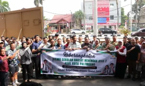 Pemerintah Kota (Pemkot) Palembang secara resmi melepas keberangkatan 60 peserta didik Sekolah Rakyat Menengah Atas (SRMA) 7 Palembang menuju Sekolah Rakyat Terintegrasi 01 Kabupaten Ogan Komering Ilir. (MUSINEWS.ID/HAIRUDIN) Pemerintah Kota (Pemkot) Palembang secara resmi melepas keberangkatan 60 peserta didik Sekolah Rakyat Menengah Atas (SRMA) 7 Palembang menuju Sekolah Rakyat Terintegrasi 01 Kabupaten Ogan Komering Ilir. (MUSINEWS.ID/HAIRUDIN)