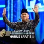 Presiden Prabowo Subianto menegaskan soal komitmen pendidikan gratis saat menghadiri acara Puncak Peringatan HUT ke-28 Partai Amanat Nasional (PAN) di Plenary Hall, Jakarta International Convention Center (JICC), Jakarta, Jumat, 18 September 2026. (Foto: BPMI Setpres/Unggahan Akun Media Sosial @sekretariat.kabinet)
