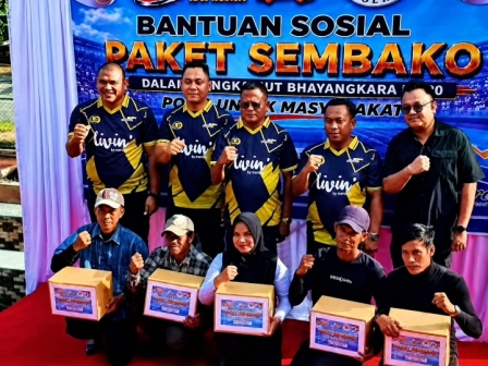 H. Deni Victoria SH MSi, menghadiri pembukaan Turnamen Tenis Lapangan Kapolres Cup 2026 yang digelar oleh Polres Prabumulih, Jumat (19/6/2026) pagi.