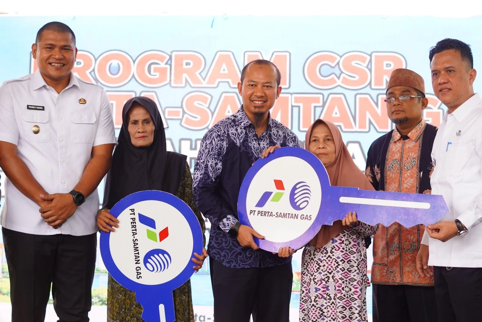 Wakil Wali Kota Prabumulih Franky Nasril, S.Kom., M.M bersama Pimpinan PT. Perta Samtangas Gas Kota Prabumulih Bpk. Eko Purwadi Beserta Jajaran.