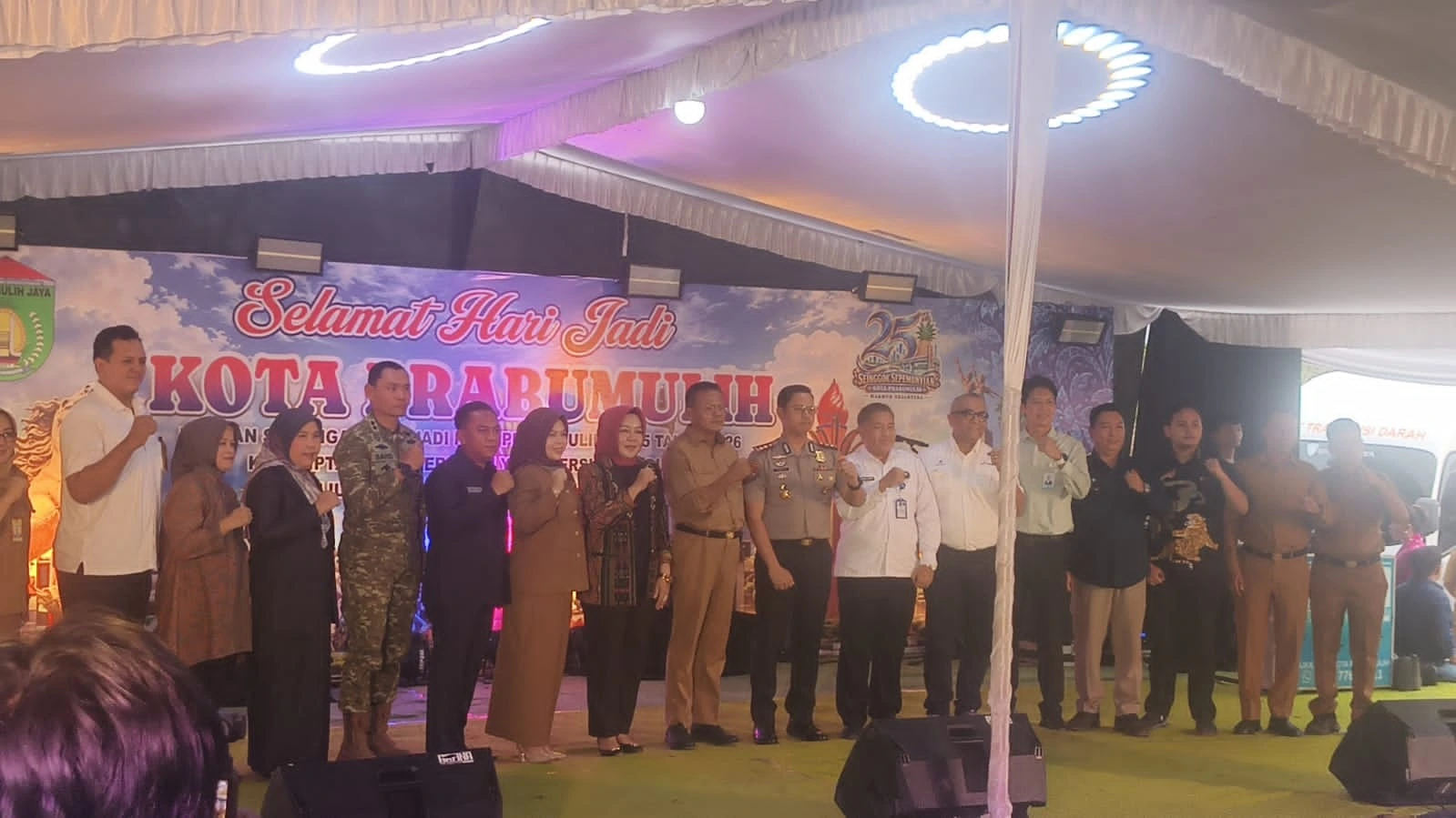 Pemerintah Kota Prabumulih menggelar Pameran Pembangunan sebagai bagian dari rangkaian peringatan Hari Ulang Tahun (HUT) ke-25 Kota Prabumulih.