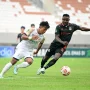 Pemain Sumsel United dan Persikad di Stadion Gelora Sriwijaya Jakabaring, Palembang. (MUSINEWS.ID/TRI)