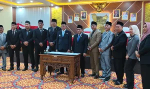 DPRD Kota Prabumulih menggelar Rapat Paripurna Ke-XXXV Masa Persidangan III Tahun 2026 dengan agenda persetujuan bersama terhadap Rancangan Peraturan Daerah (Raperda) tentang Perubahan APBD Tahun Anggaran 2026