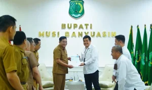Berdasarkan rilis Susenas Maret 2026 oleh Badan Pusat Statistik (BPS), persentase penduduk miskin di Muba berhasil ditekan hingga angka 9,07 persen, turun signifikan dari 9,97 persen pada 2025. (MUSINEWS.ID/TRI)