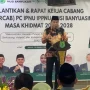 Bupati Kabupaten Muba, Toha Tohet, menghadiri acara pelantikan PC IPNU dan IPPNU Kabupaten Muba, Jum'at, 16 Oktober 2026. (MUSINEWS.ID/HAIRUDIN)