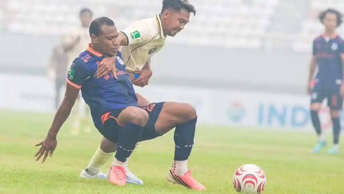 Sumsel United berhasil mencatatkan hasil positif saat berlaga di Stadion Gelora Sriwijaya Jakabaring, Palembang, pada Sabtu, 10 Oktober 2026. (MUSINEWS.ID/HAIRUDIN)