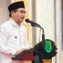 Wakil Bupati Kabupaten Musi Banyuasin (Muba), Abdur Rohman Husen, menghadiri Haflah Khotmil Qur’an ke-XII sekaligus peringatan Hari Santri Nasional Zona 4 Kabupaten Muba di Pondok Pesantren Annur, Desa Gajah Mati, Kecamatan Babat Supat, Kamis, tanggal 22 Oktober 2026. (MUSINEWS.ID/TRI)